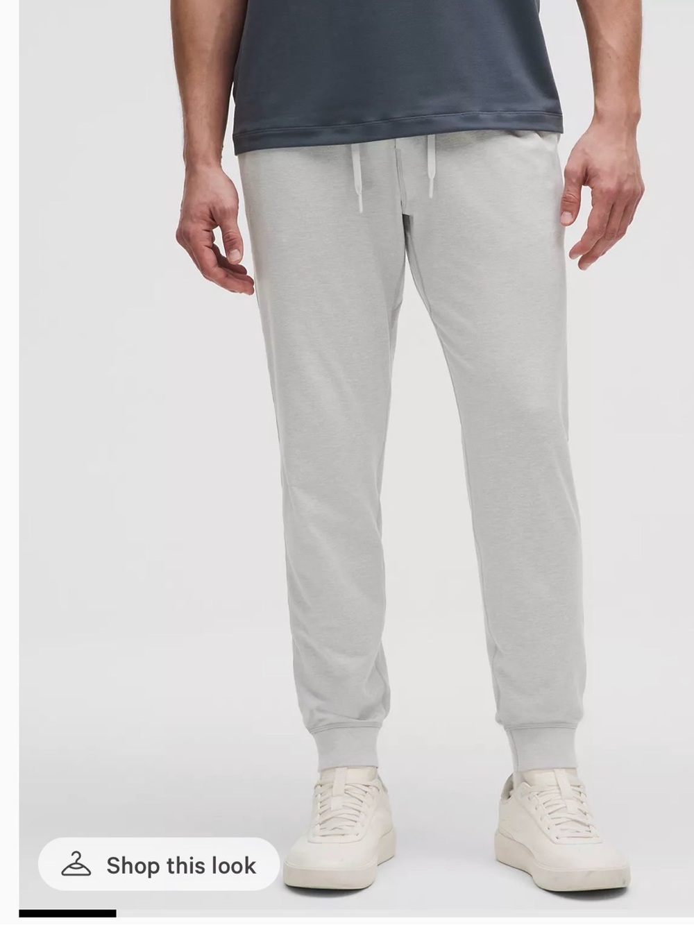 lululemon athletica Men's Gray Soft Jersey Jogger Regular